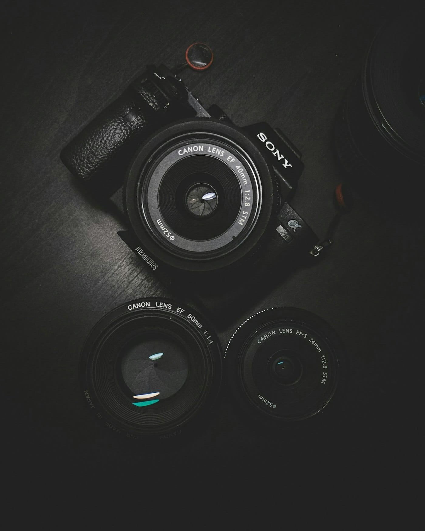 Camera equipment for photography and content production