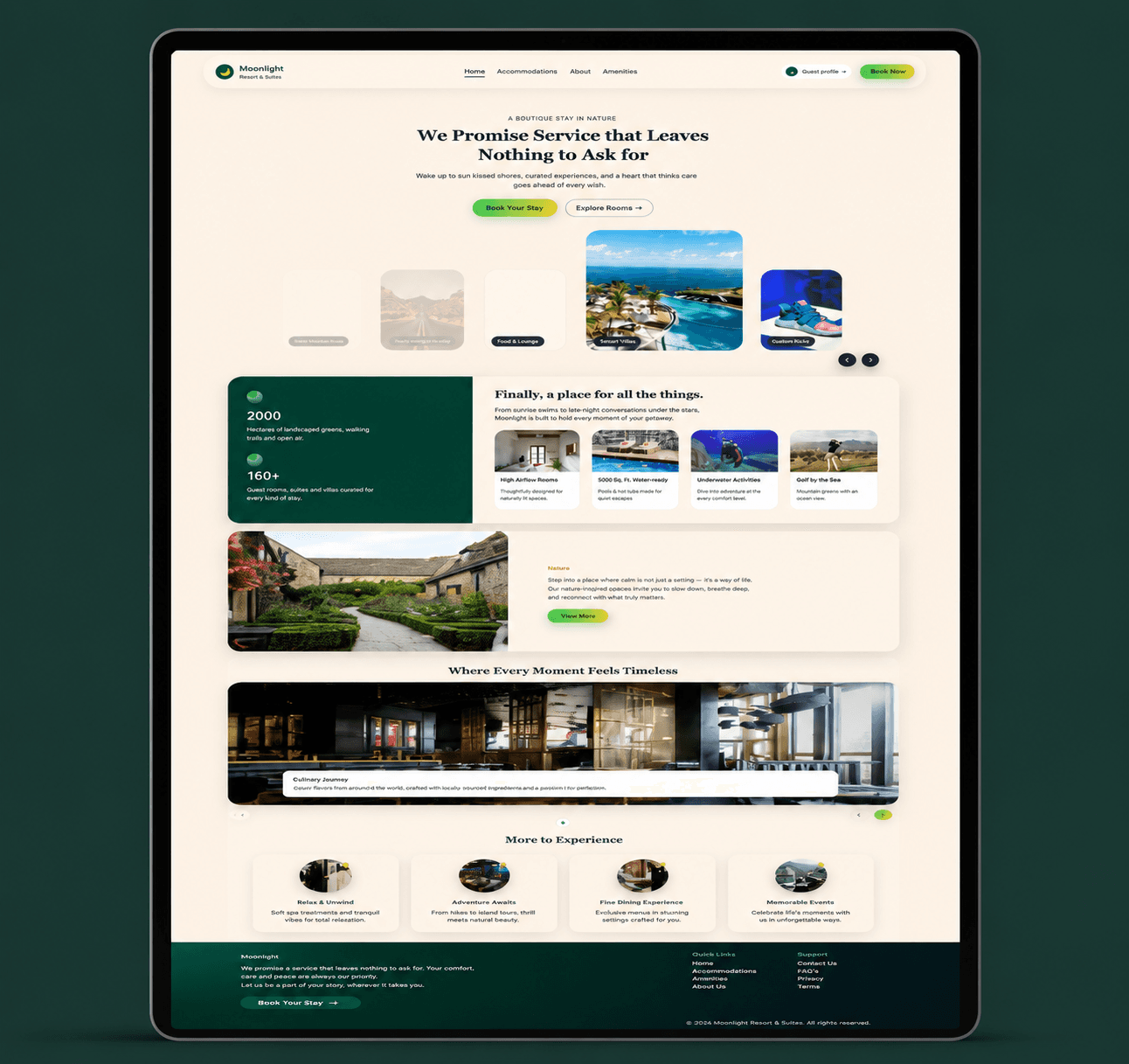 Moonlight Hotel Booking Web App placeholder preview