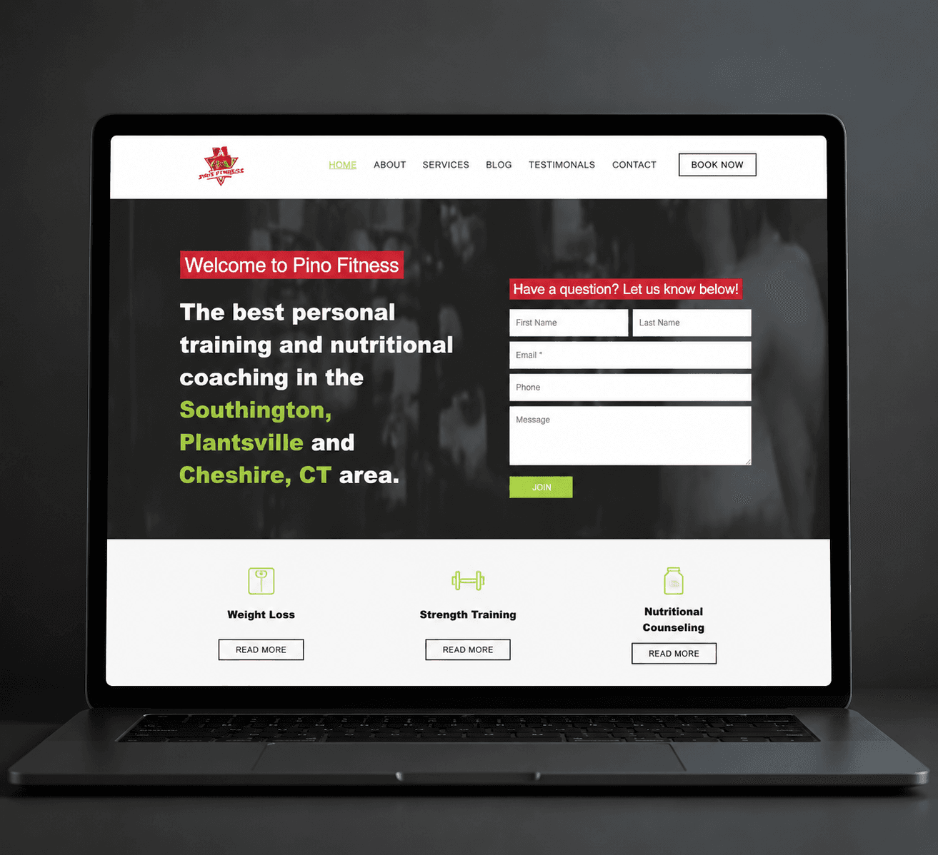 Pino Fitness Personal Training Website featured placeholder